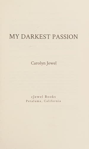 My Darkest Passion: A Demons and Witches Dark Romance by Carolyn Jewel